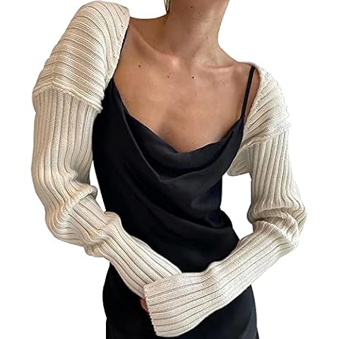Sdencin Damen-Strickjacke mit offener Vorderseite Cover