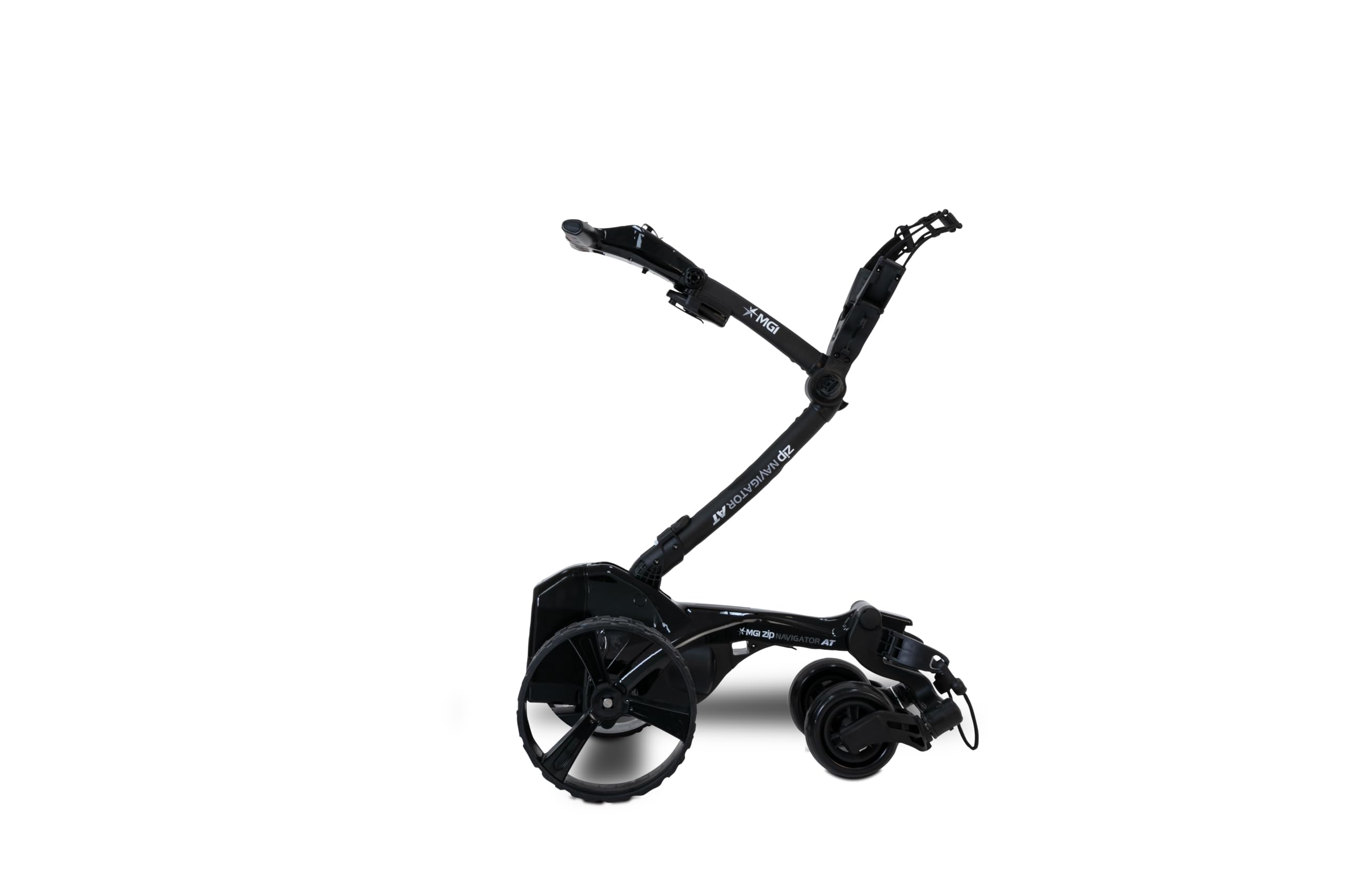 MGI Zip Navigator All Terrain Electric Golf Cart - 36 Hole Battery - Remote Control - (Drink, Umbrella, GPS-Phone)