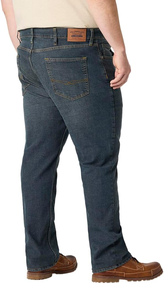 Levi Strauss Signature Gold Men's Straight Fit Jeans - Image 4