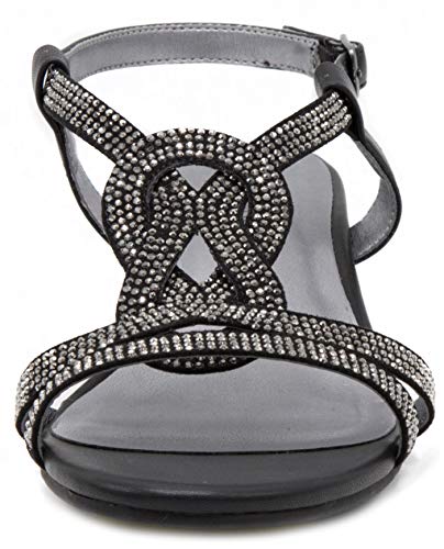Image of LONDON FOG Womens Macey Demi-Wedge Dress Sandals