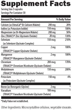 Vista 2 de Mineral Complete All-in-One Supplement - Iron-Free Multivitamin, 90 Vegetarian Capsules