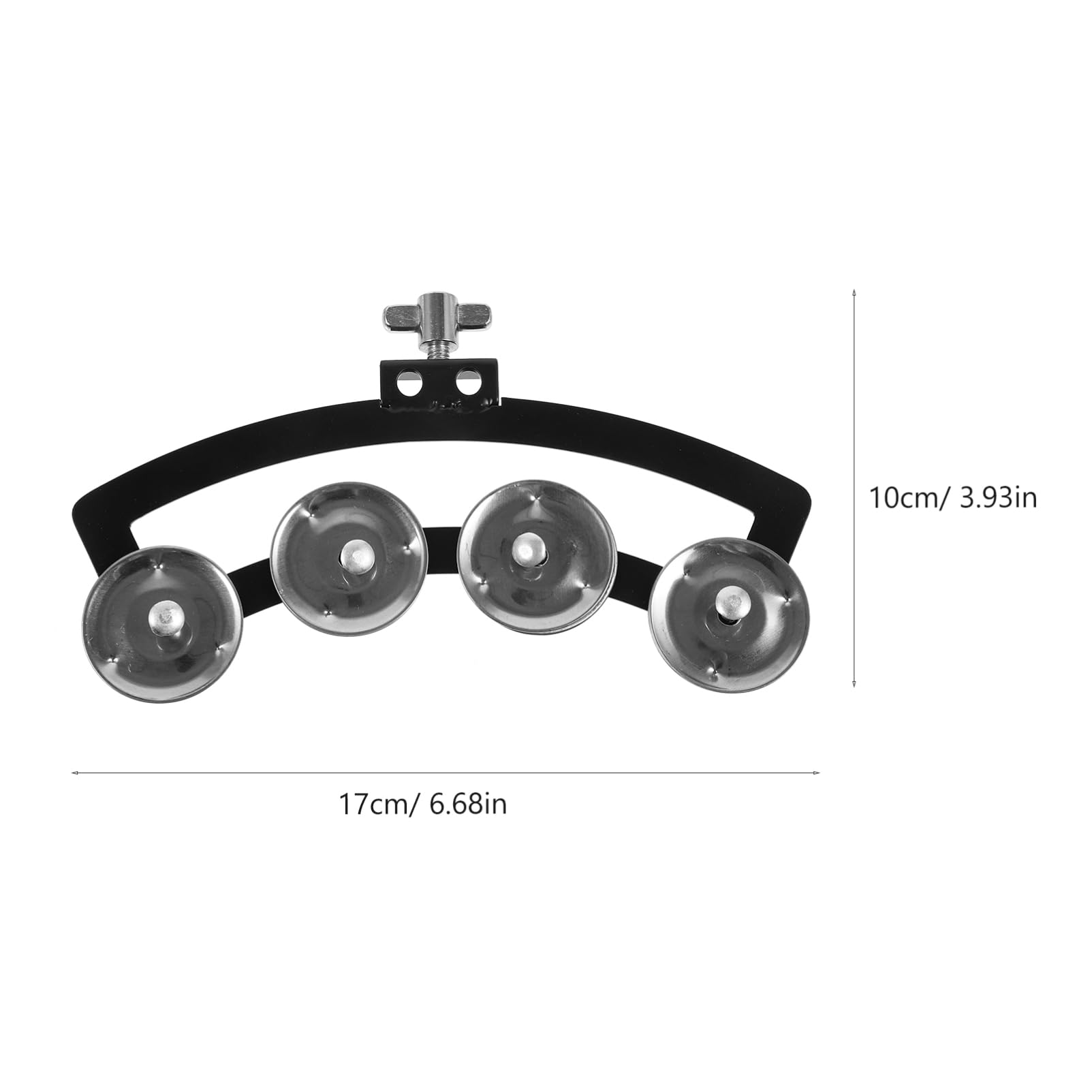 ERINGOGO Sturdy Tambourine for Musical Instruments Easy to Install Drum Tambourine Bell