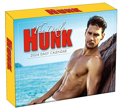The Daily Hunk 2024 Boxed Daily Desk Calendar