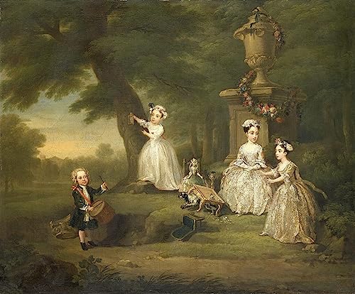 Tableaux Graffiti Art Mural d'après William Hogarth : poster moderne 60x90cm