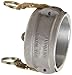 Dixon 800-DC-AL Aluminum 356T6 Type DC Cam and Groove Hose Fitting, Dust Cap, 8"