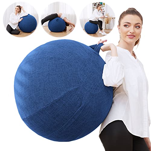 Enhance Your Workouts with a Yoga Ball and Cover Get Fit Faster
