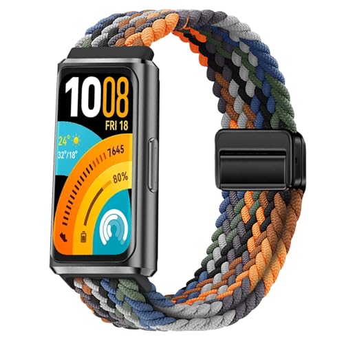 [Hinnwer] �o���h Huawei Band 11 / Huawei Band 11 Pro �Ή� �i�C�����f�� �҂ݍ��� �}�O�l�b�g �����x���g �X�|�[�c ���C �_�炩�� �h�� �y�� �ʋC�� �e�͐� �L�k�� �����x���g �t�@�[�E�F�C�o���h11/11