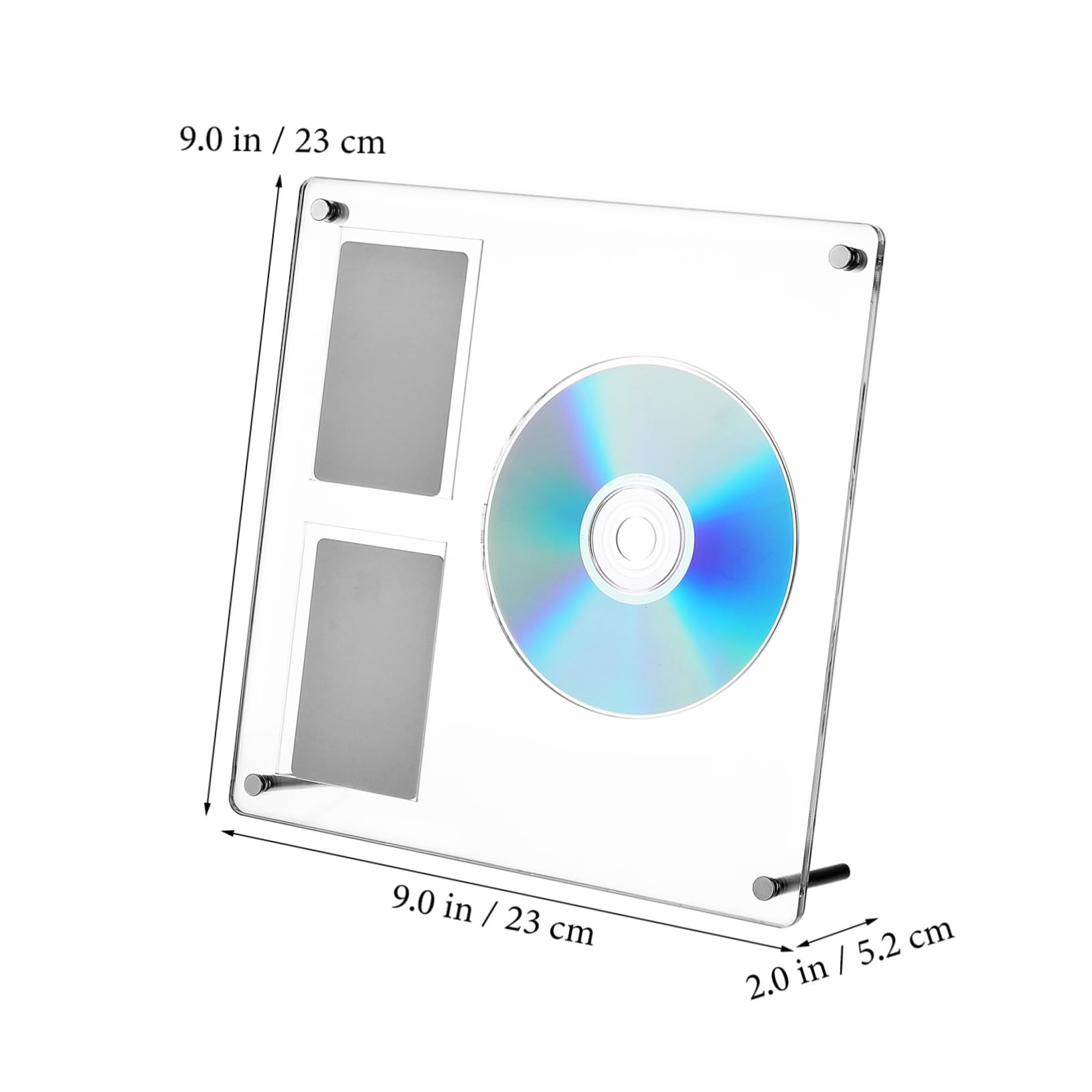 Alipis Cd Display Frame Acrylic Stand Rack Kpop Photocard Holder Multifunctional Storage Cases