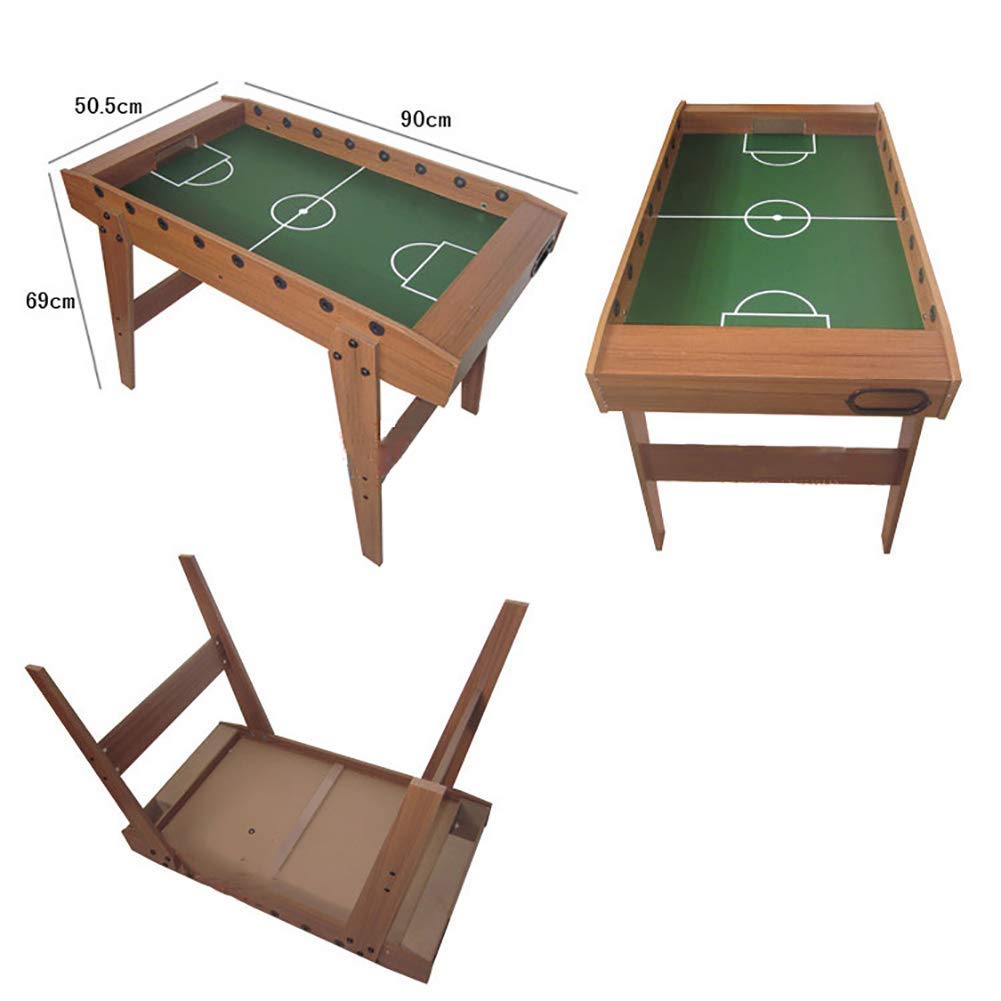 MRKU Futbolín Profesional de Madera con 8 Asas, tamaño competición, Juego de Mesa