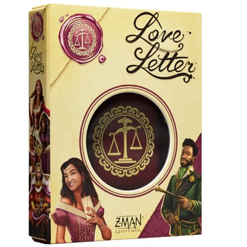 Asmodee Love Letter Card Game (2025 Refresh) - Deduction & Player Elimination Strategy Game for Kids & Adults, Ages 10+, 2-6 Players, 20 Minute Playtime