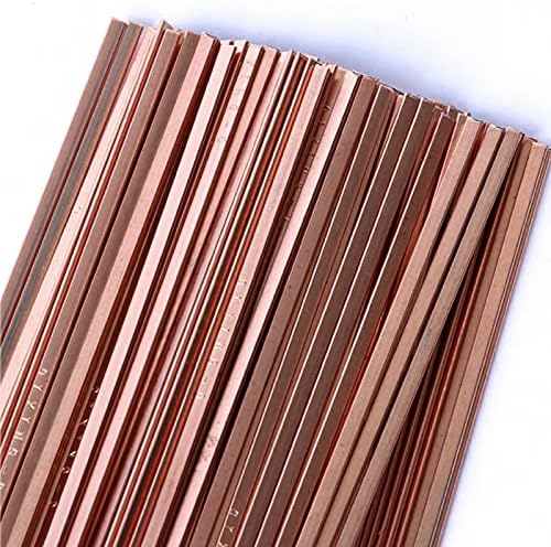 20PCS 400MM Brass Welding Rod Phosphorus Copper Electrode Welding Wire Soldering Rod No Need Solder Powder Welding Rods