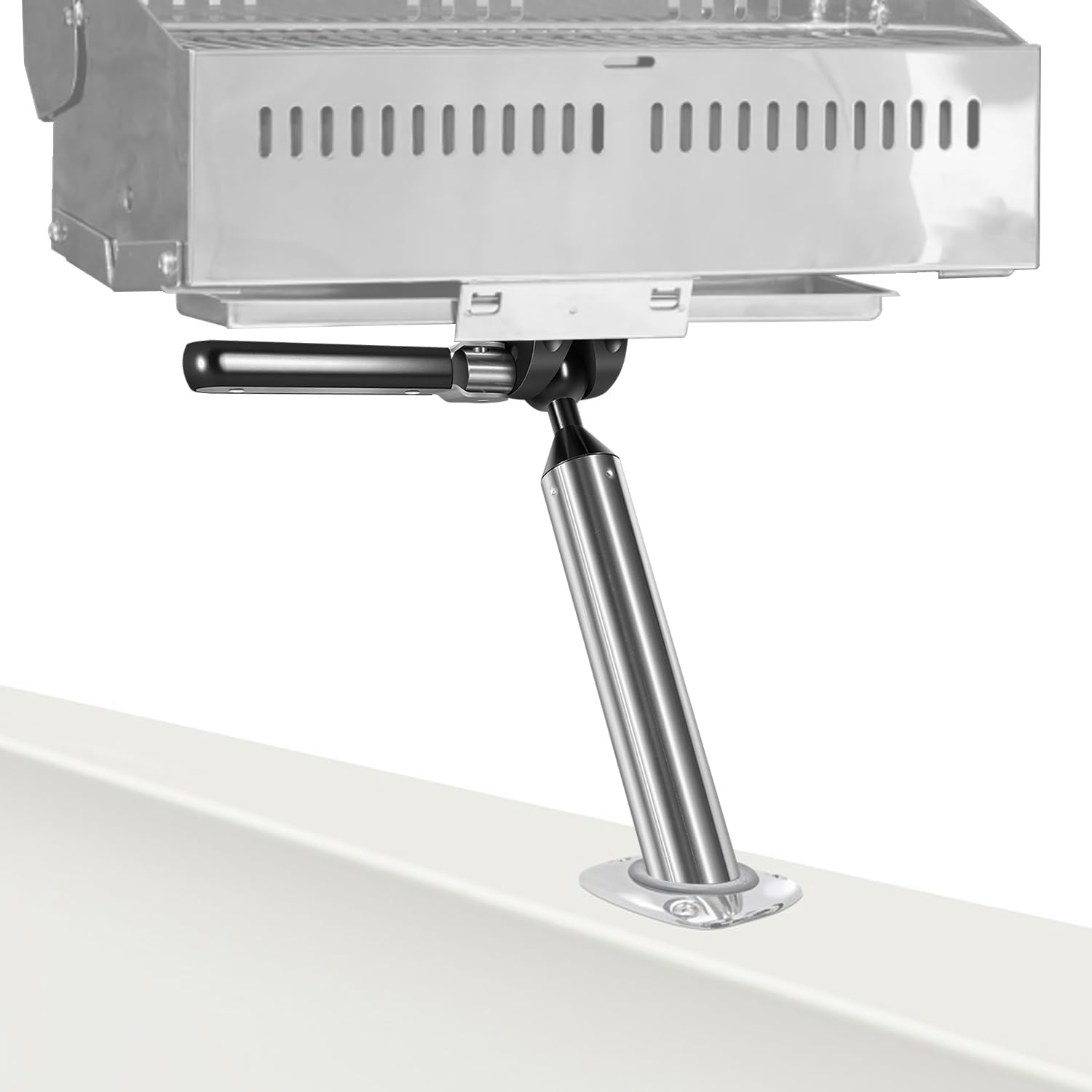 Grill Mount Rod Holder Mount for Magma Marine Rectangular Grills/Single Mounting Bait/Filet Tables/Boat Cutting Board, T10-355 All-Angle Adjustable Level Table Mounting for Fishing Boat BBQs