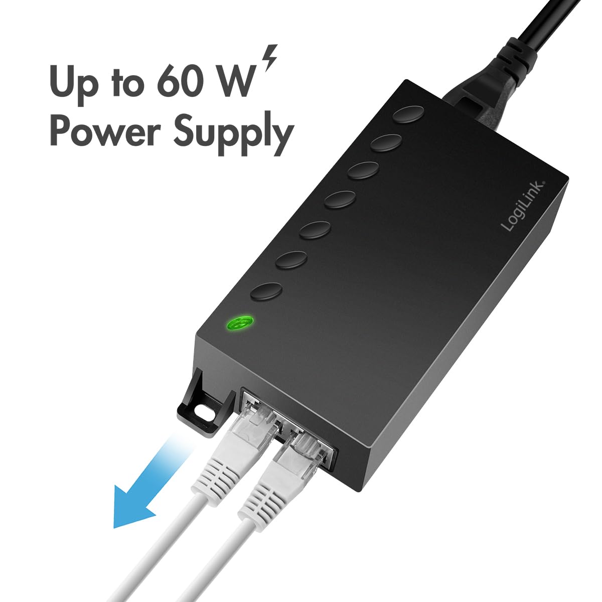 LOGILINK Injecteur Gigabit PoE++ 60 W