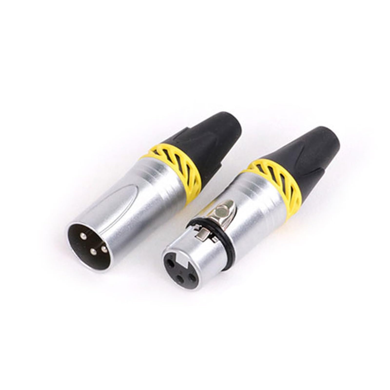 10sets 3Pins XLR Stecker Mikrofon MIC Stecker & Buchse Adapter 6 Farben Erhältlich Kabel Terminal Löten (Color : 10xM 10xF-Blue)