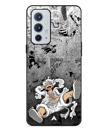 Image of Premium Anime 2 Case for Oneplus 9RT (Glossy Finish) Soft-Touch Metal TPU Back Cover, Shockproof, Designer, Aesthetic Mobile Phone Case