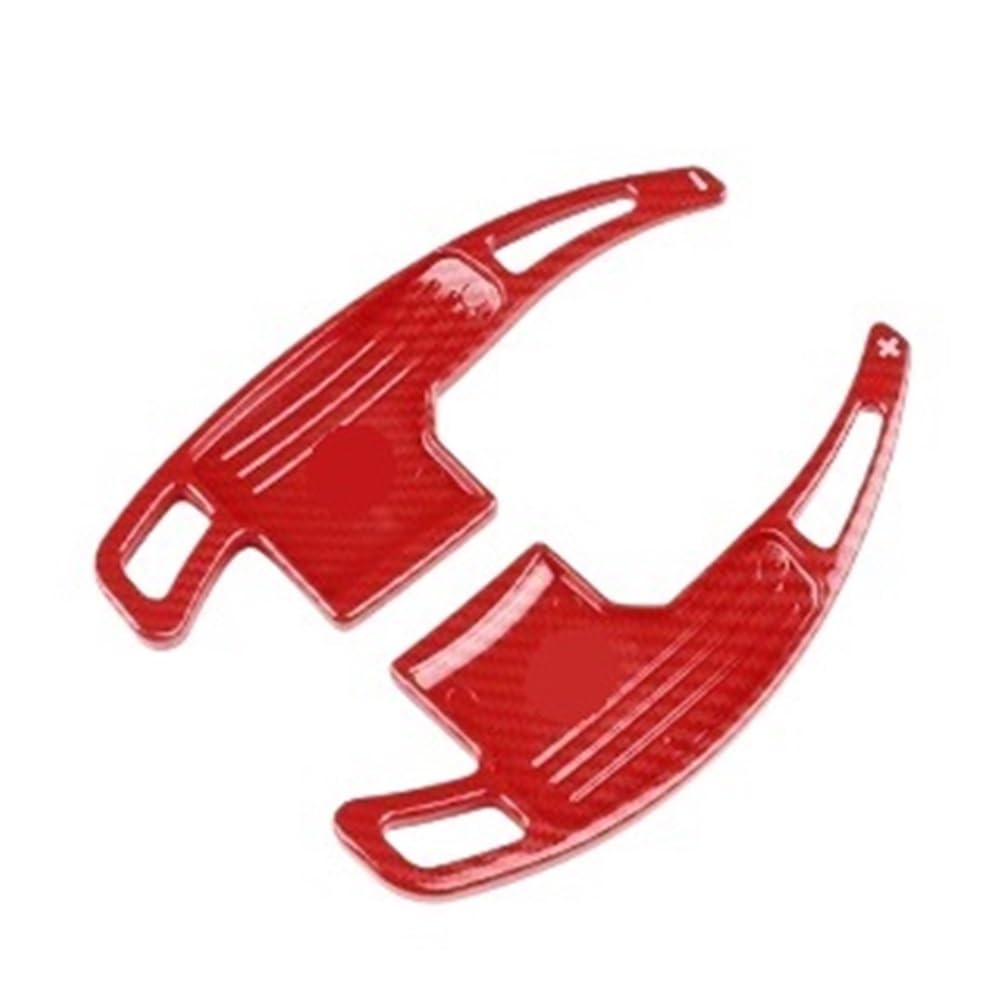 Lace2t Red Carbon Fiber Car Shift Paddles Car Paddle Shifter For 20-23