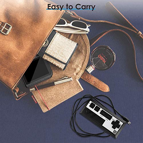 Handheld Game Console, Retro Mini Game Player with 500 Classic FC Games, 3.0 Inch Screen 800mAh Rechargeable Battery Portable Game Console Support TV Connection & Two Players for Kids Adults - Thumbnail 7