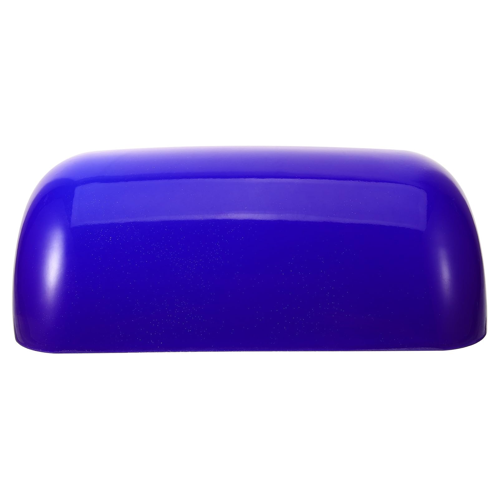 VOSAREA Bankers Lampshade Blue Glass Replacement Light Cover Vintage Glass Lamp Shade for Desk Lamps Lighting Fixture