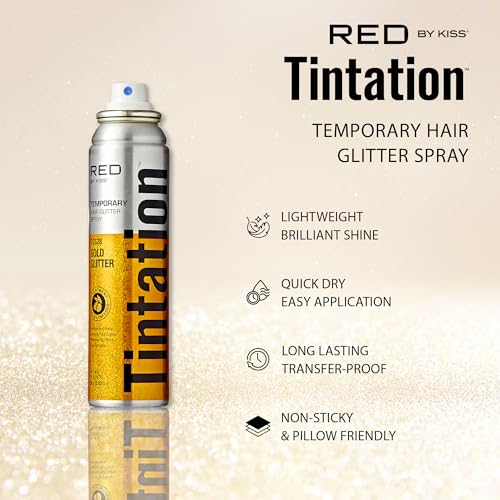 Tintation Glitter Spray Brillo Dorado para Cabello y Cuerpo miniatura 4