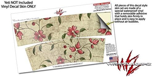 Miniatura 3 de Vinilo Wrap para Yeti Rambler vaso – 30 oz Flores y Bayas Rojo Por wraptorskinz