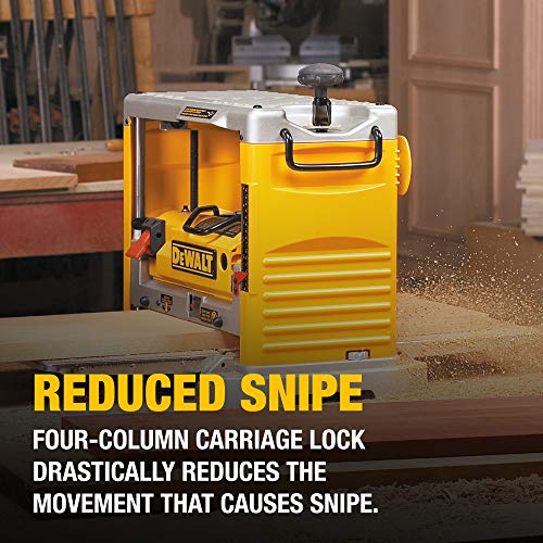 DEWALT Benchtop Planer, Single Speed, 15-Amp, 12-1/2-Inch (DW734)