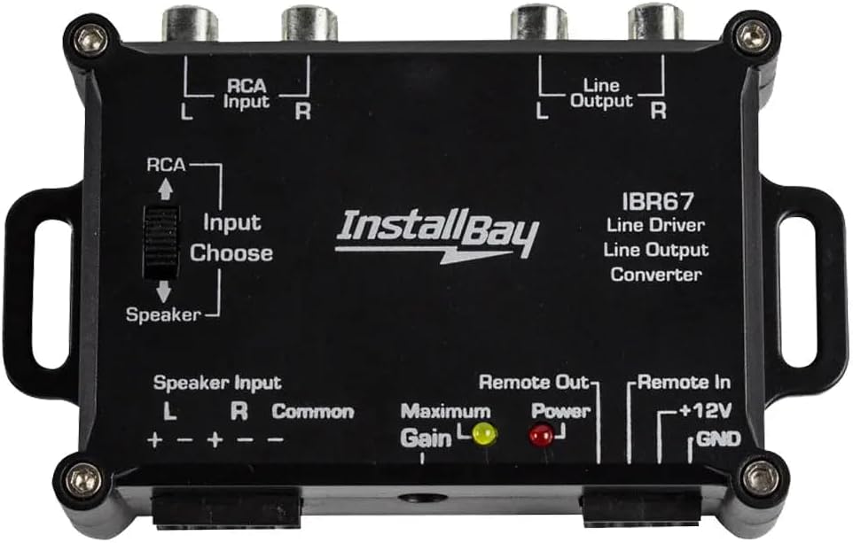 Install Bay - Line Driver/Line Output Converter 2 Channel - Retail Pack (IBR67), Display Products