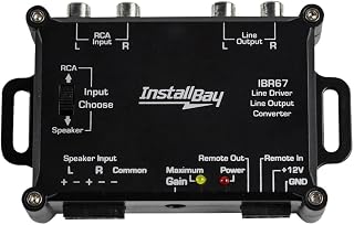 Install Bay ラインドライバー/ライン出力コンバータ 2チャンネル 小売パック (IBR67) ディスプレイ製品