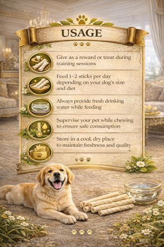 Image of ADB Creations Chicken Flavour Dogs Chew Stick, 900G Milky Rawhide Calcium Twisted Treats, Teeth Cleaning & Bone Support Snacks for Adult Dogs and Puppies