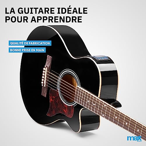 Max Showkit Guitare Électro-Acoustique Adulte 40W Noir – vue 2