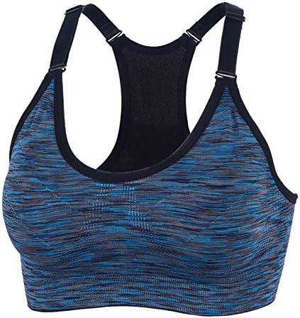 YEYELE Women 1or 3 or 5 Pack Adjustable Strap and Removable Pad Tank Top Racerback Sports Bra