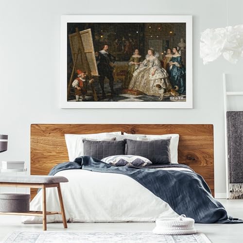 Puzzle de Las Meninas de madera de 1000 piezas, el juego educativo ideal para regalar 7