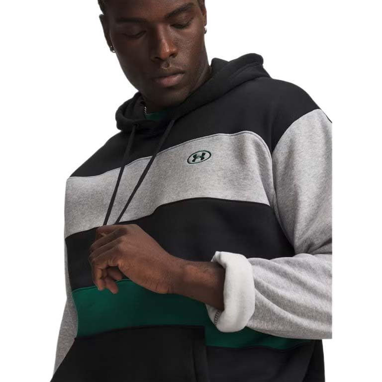 Under Armour Bluza z kapturem Rival Fleece Striped L