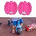 Zxpjkyu 2X Kids Bike Pedals Children Tricycle Pedal Repair Parts Front Wheel Pedal Anti Slip, Pink