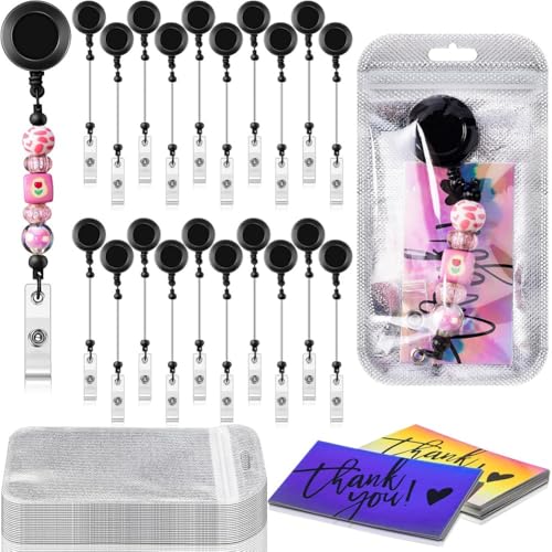 Feriany Juego de cuentas retráctil clip para bisutería DIY DIY DIY A