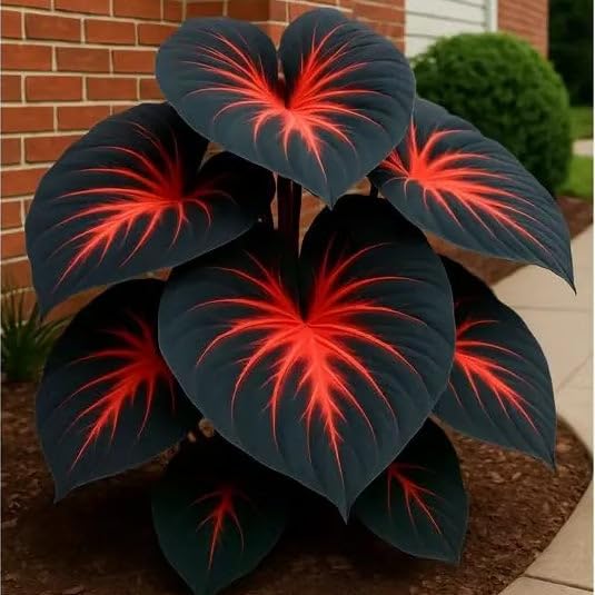 Image of Hosta Seeds For Planting (200 SEEDS) Low Maintenance - Grow Indoor /Outdoor Both - Grow Year Round (BLACK MARVEL)
