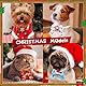 Bekecidi 9 Pack weihnachtliche Hundefliegen, Katzenhalsband Schneemann Weihnachtsbaum Elchmuster Fliegen für Hunde Katzen Haustiere Weihnachtsfest Dekorationszubehör