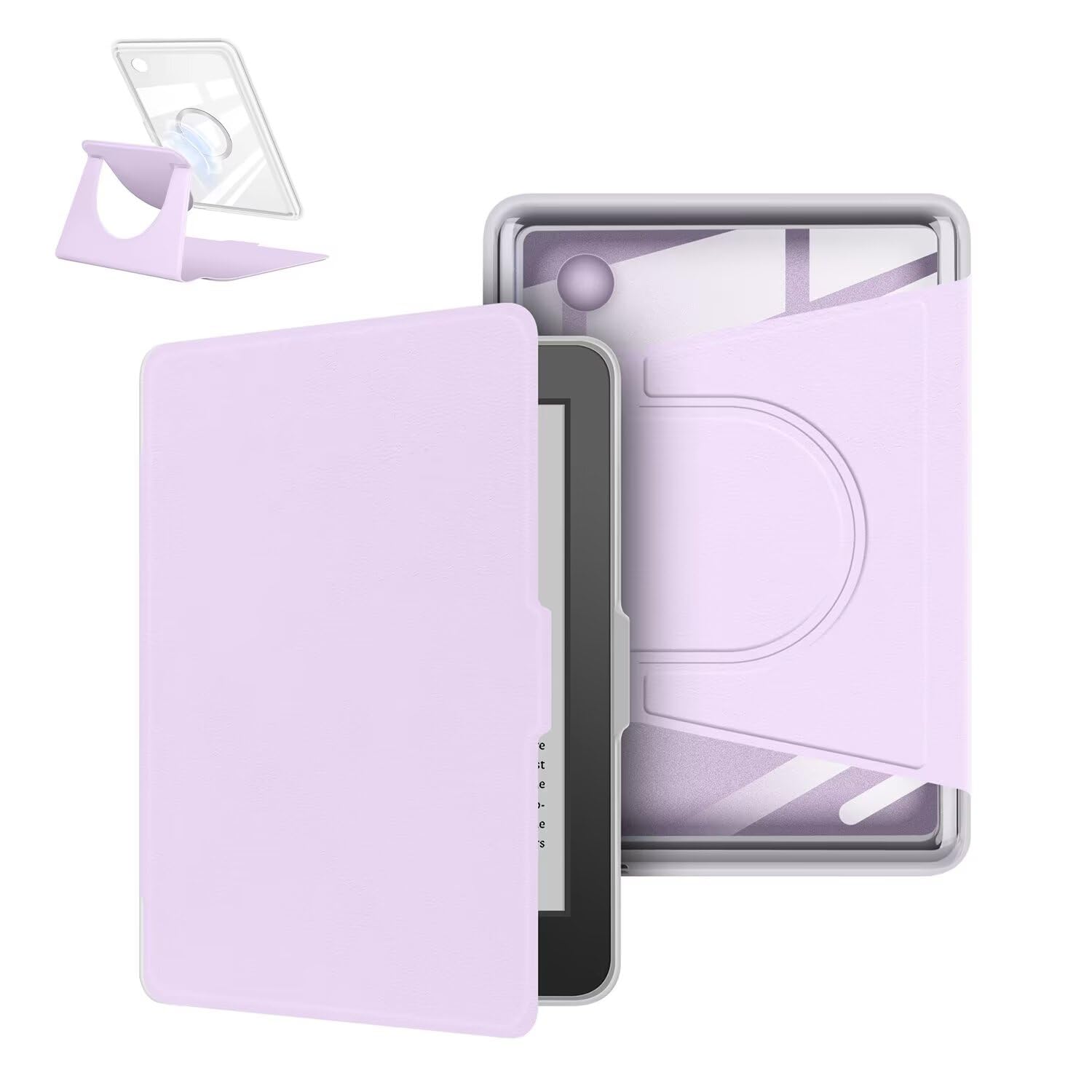 Magnetic Detachable Case Case for 7" Kobo Libra 2 2021 Released, Ultra Clear Soft Flexible Transparent Acrylic Back Cover with Auto Sleep/Wake for Kobo Libra 2 — view 9