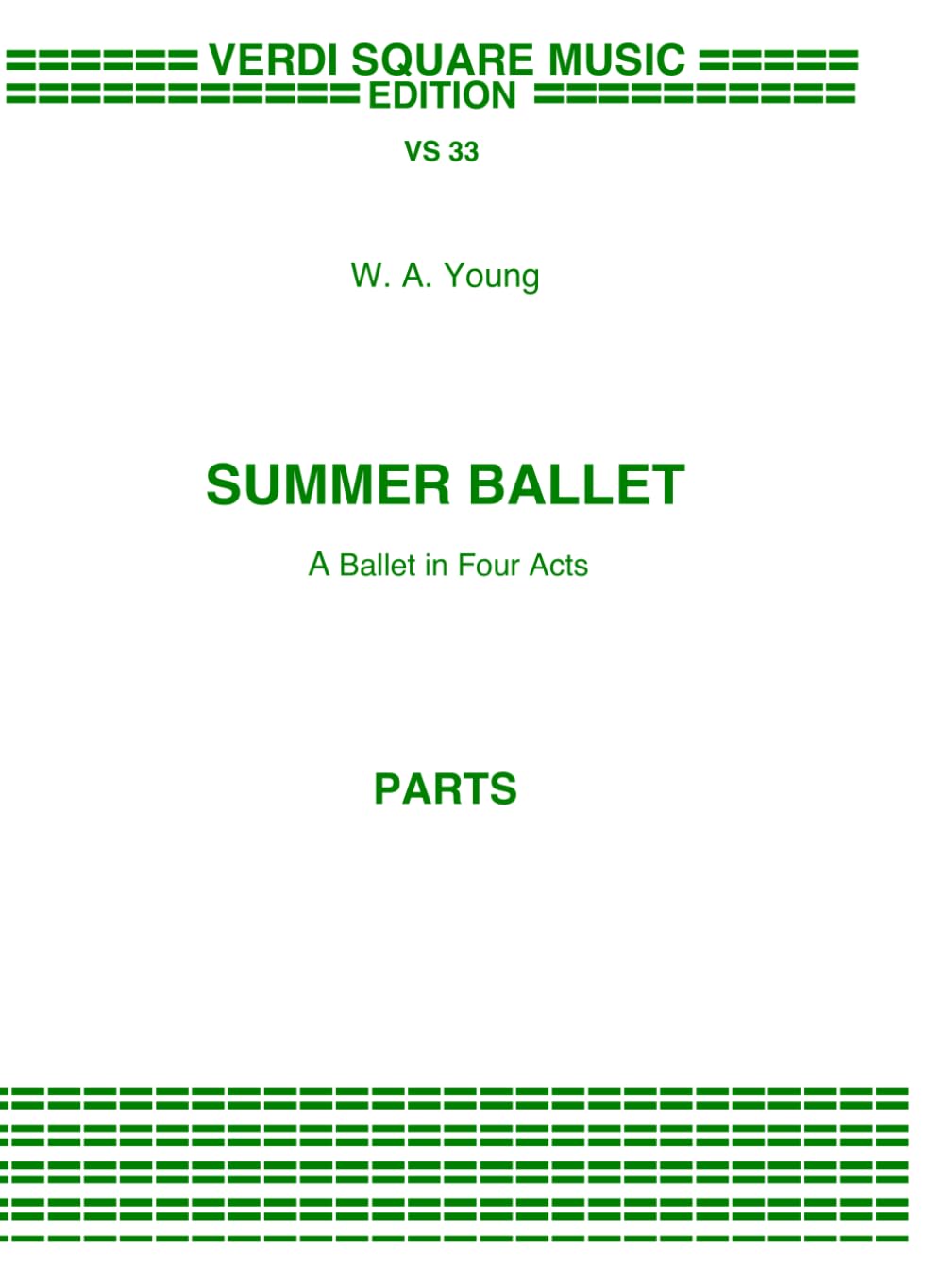 Summer Ballet: parts (Classical Music Scores)