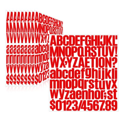 Llewyn Letter Stickers,Mailbox Numbers,1.5 Inch Waterproof Vinyl Alphabet