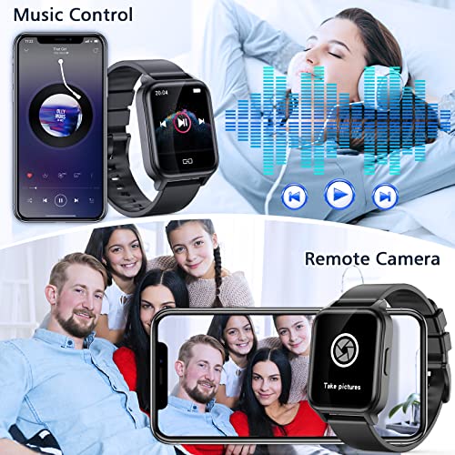 Smart Watch Heren, 1.65 "Volledig Touchscreen met Hartslagmeter Slaapmonitor, GPS Smartwatch Activity Tracker Stappenteller, IP68 Waterdicht Dames Heren Slimme Horloges voor IOS Android - Image 6