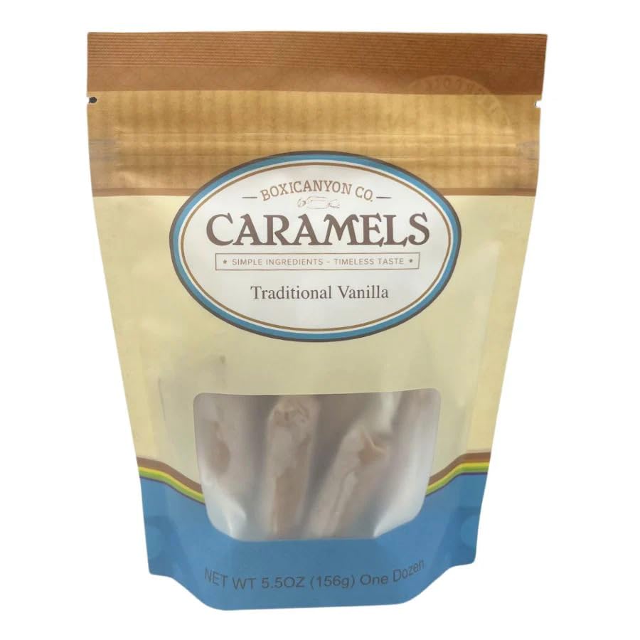 Miniatura 2 de Boxicanyon Caramels  Caramelos gourmet tradicionales de vainilla  Hecho a mano en pequeños lotes  Sabor gourmet  Perfecto para regalos  Fabricado en