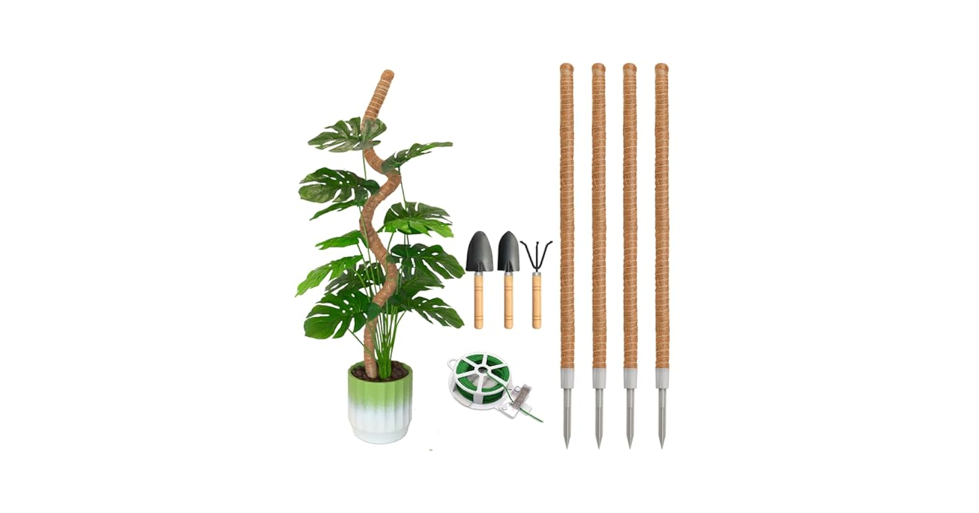 ミ*ミ様 MOSS STICK U5 154cm Moss Pole - Moss Plant Sticks - Triani 4 Moss Stick for