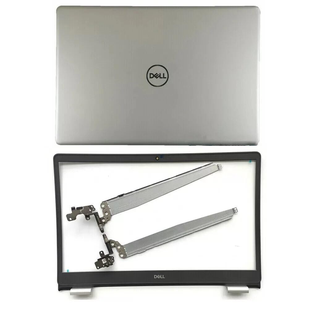 for Compatible for Dell Inspiron 3501 3505 LCD Back Cover Lid Case 9F6PT 09F6PT CN-09F6PT Laptop Front Bezel Hinges (ABH) Silver Laptop Body Parts Replacement-image-12