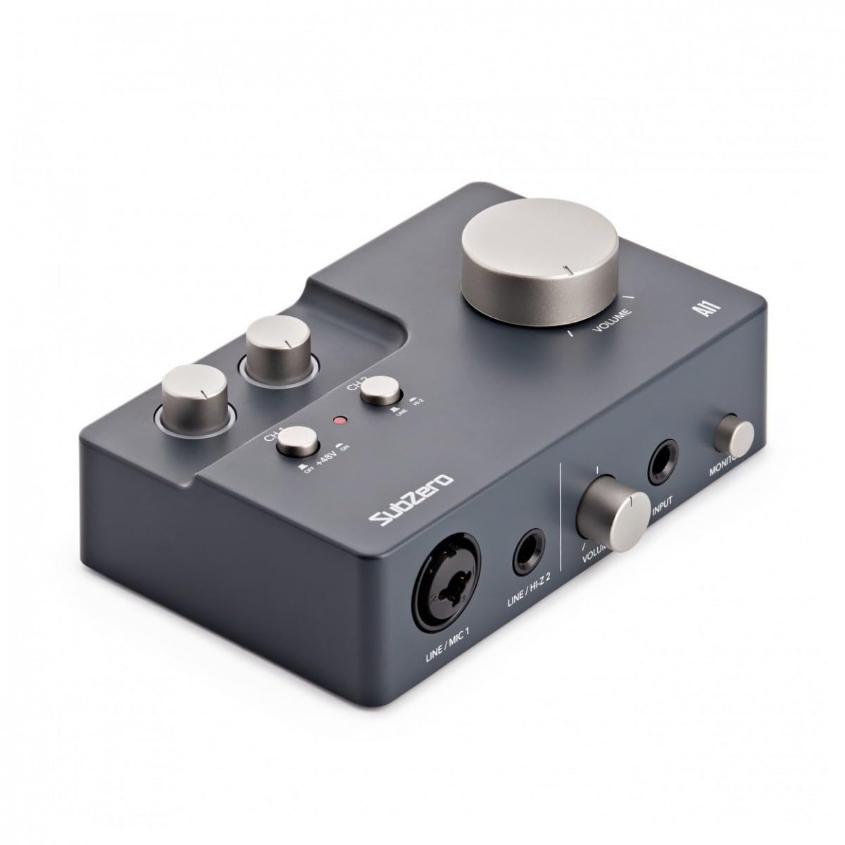 Interfaccia Audio AI1 2 Canali BASE-1 con Microfono | Ideale per podcaster e registrazione domestica, installazione rapida e facile, include interfaccia audio