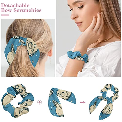 Chouchous pour cheveux ondulés bleus parfaits pour vos sorties - 4