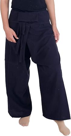 Lannaclothesdesign Womens Lounge Plain Cotton Pants Thai Fisherman Yoga Trousers