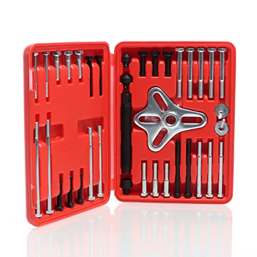 XPOtool Set universale di 46 pz per estrazione volante, acciaio, Estrattore smorzatori di vibrazioni