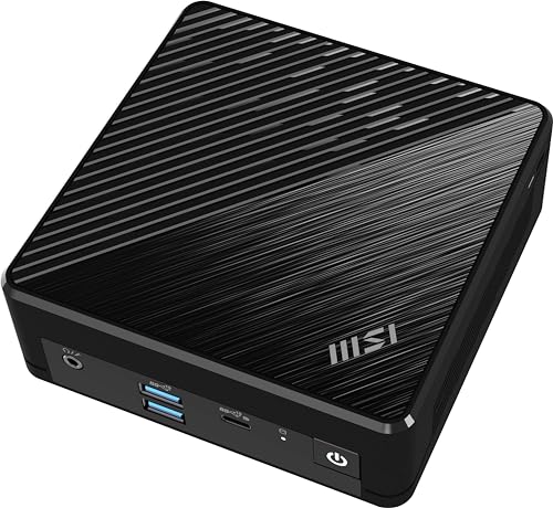 MSI Cubi N ADL S Mini PC, Intel N100, 4GB RAM, 128GB SSD, Windows 11 PRO