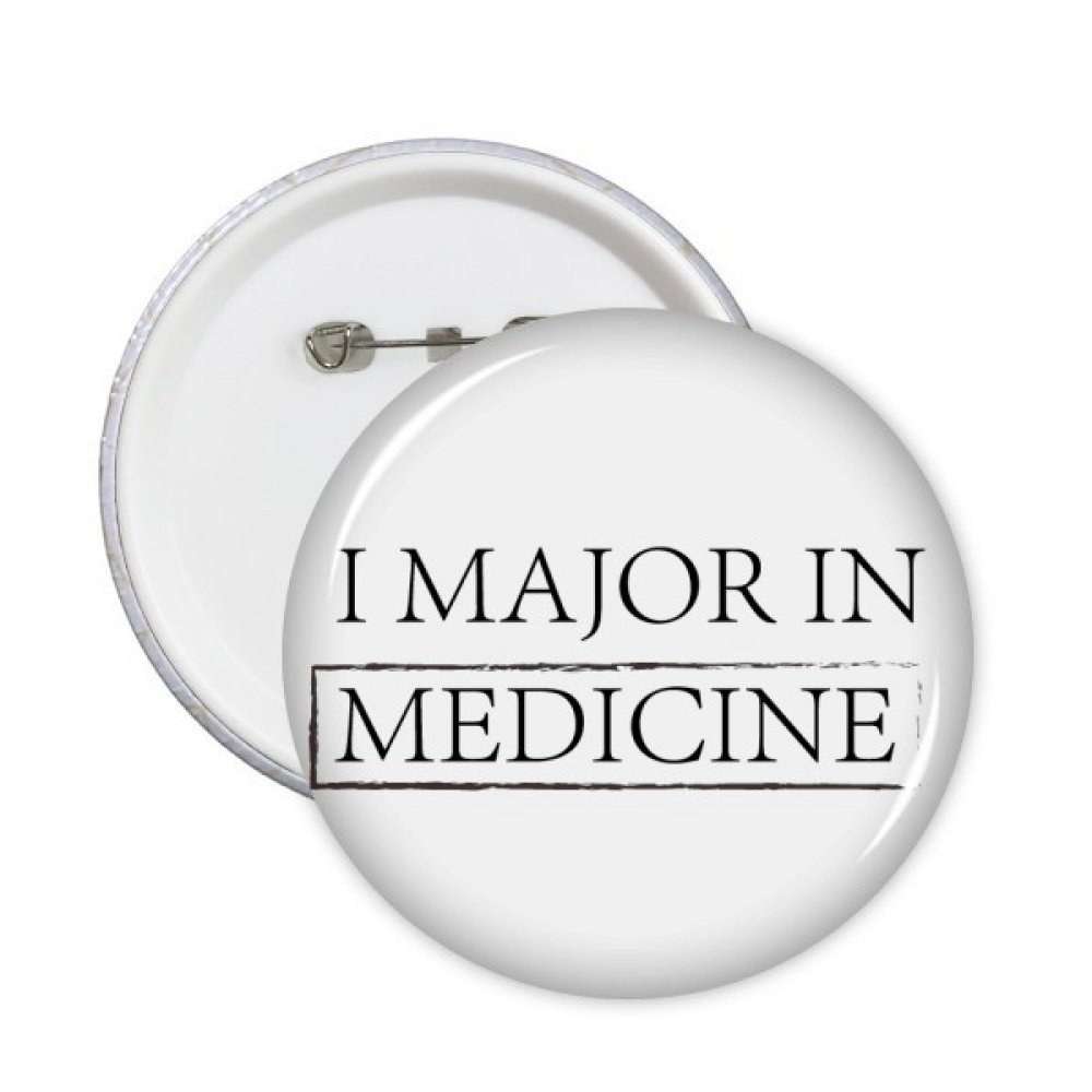 Broches rondes En médecine DIYthinker badge bouton vêtement S 5pcs