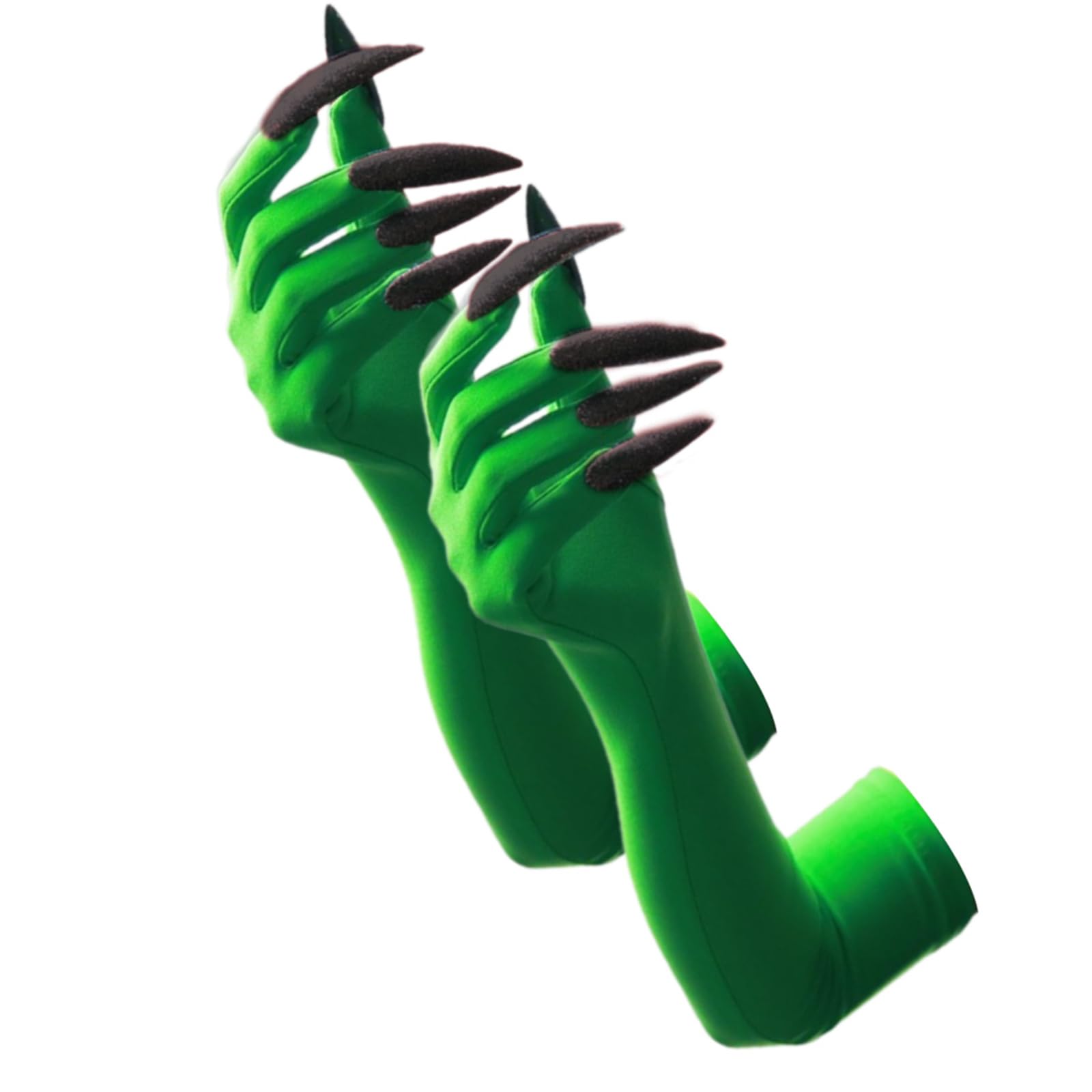CAZSTYK Long Nails Paws Gloves Dark Series Long Gloves for Punk Theme Event Halloween Cosplay Dressingup Accessories Elastic Handwear Party Accessories